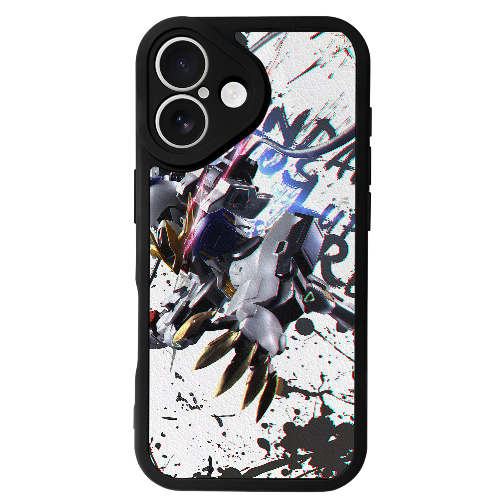 （画像用） 機動戦士ガンダム Mobile Suit Gundam 【iPhone 16シリーズ対応】シリコンスマホケース（レザー調） 材質：シリコン